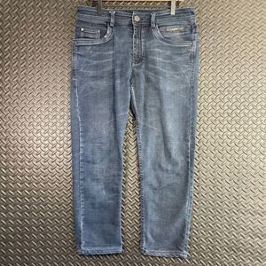 Rookies Jeans Live Wild Live Free Blue Denim‎ Jeans Casual Wear Men's Size 34